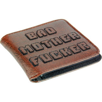 Plånbok med motiv från Pulp Fiction och texten Bad Mother Fucker