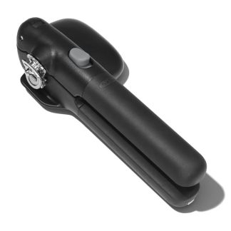 smidig burk- och konserv öppnare med ergonomiskt handtag och flera finesser